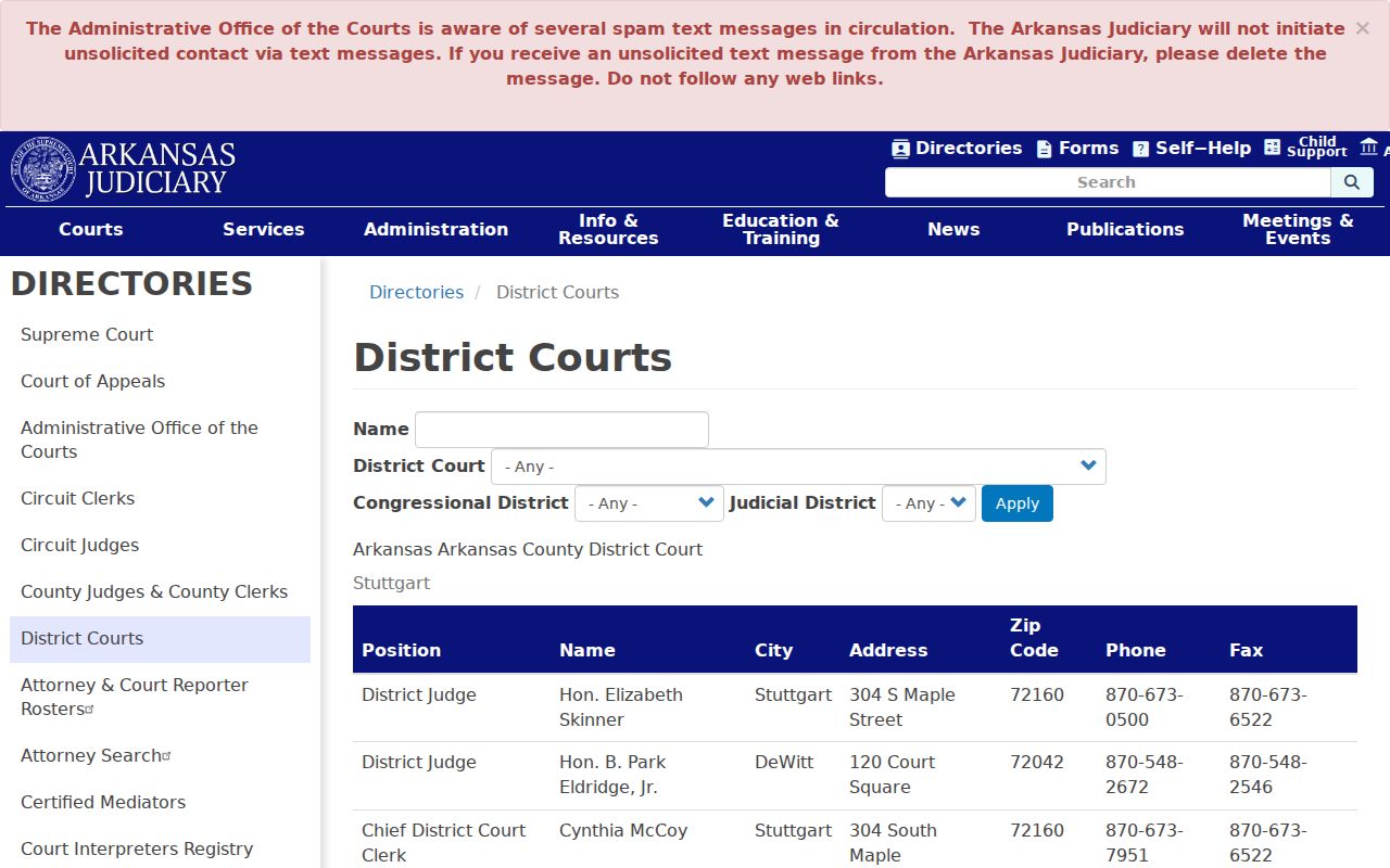 Sevier County traffic court records district court directory